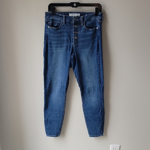 Liverpool Eco Friendly Button Fly  High-Waisted Jeans Women Size 8/29 - Picture 1 of 10